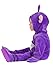 Infant Teletubbies Tinky Winky Costume - Purple TV Character Jumpsuit for Halloween, Cosplay, and Imaginative Play 0/3 Months