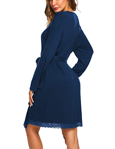 Ekouaer Womens Maternity Robes Nursing Bathrobe Soft Pregnancy Breastfeeding Robe Long Sleeve Loungewear Robes #TOP4