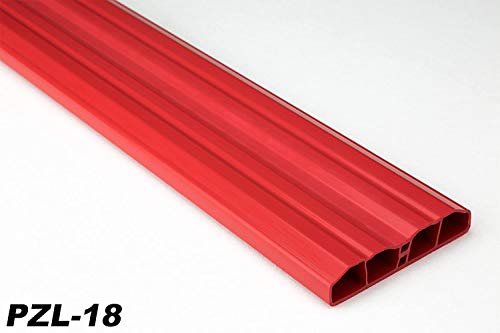 Zaunlatten PVC Stable Garden Raspberry Hexim 80x16mm PZL-18 - Raspberry, 100 Meter/50 Strips