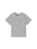 TOM TAILOR 1041331 Camiseta, 30244 Simple Navy White Stripe, 12 años para Niñas