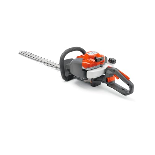 Husqvarna 122HD60 : Taille-Haies Thermique 21,7 cm³, Lame Double Action 59 cm, LowVib®, Smart Start®, poignée arrière réglable.