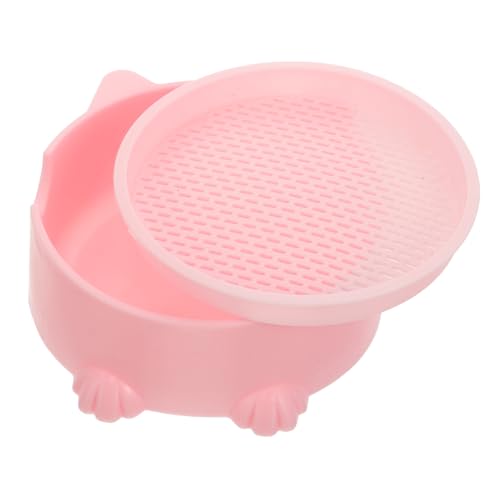 猫草植栽ボックス 猫のおやつ 猫の自動給餌器 猫ボウル キャットフードドライ 猫草育成キット 便利な猫用プランター 家庭用猫草プランター プラスチック ピンク HANABASS