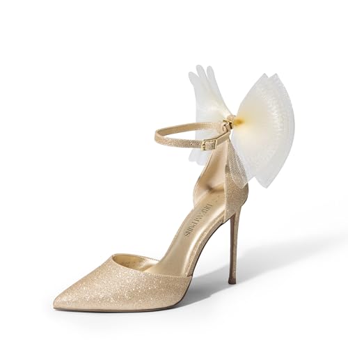 DREAM PAIRS Glitter Stiletto Pumps