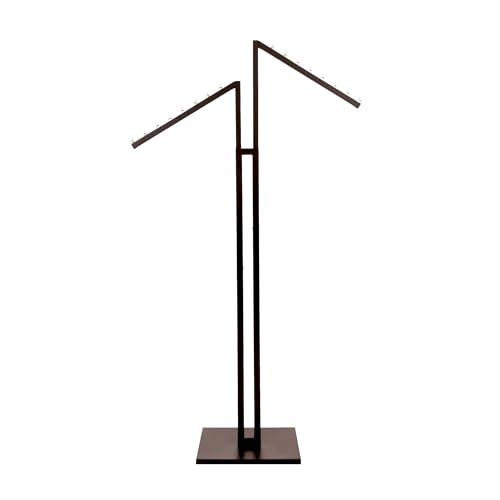 SSWBasics Black 2-Way Clothing Rack with Slant Arms
