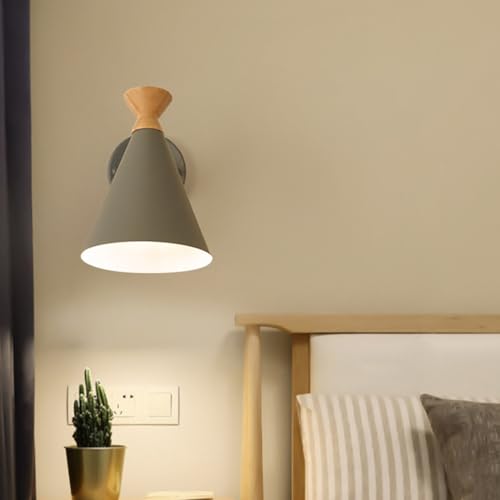 Lámpara de noche E27 aplique pared interior moderno iluminación pasillo y estudio 5