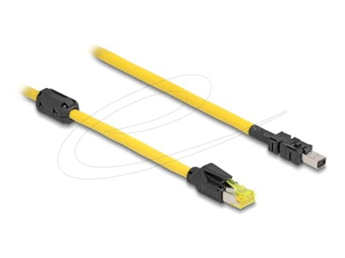 DeLOCK câble RJ45 Prise mâle Cat.6 á Mini I/O8 Pin D-Form Typ2