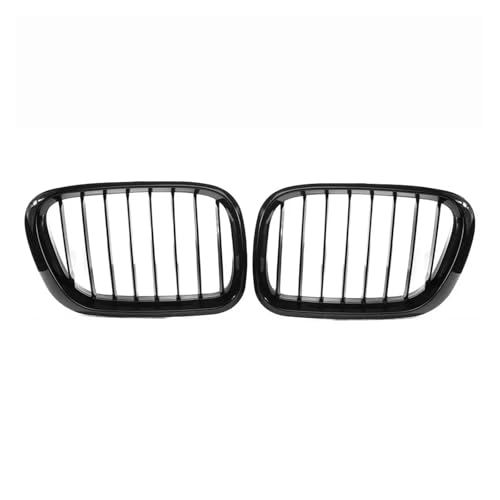 Parrilla delantera para BMW E53 X5 (1999-2003) en rejilla de riñón negro brillante de una línea