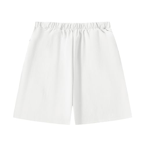Image of Boys 2 Piece Outfit Button Down Short Sleeve Shirt and Shorts Sets with Pockets