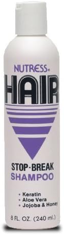 Hair Stop Break Shampoo 8 oz, Healthy hair, clean hair, keratin, protein , balanced hair, jojoba oil, honey by Nutress