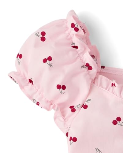 Image of The Children's Place Girls' Smocked Short Sleeve Tops