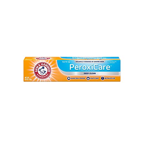 Arm & Hammer Dental Care Tartar Control Anti-Cavity Toothpaste with Fluoride Baking Soda & Peroxide, Fresh Mint 6 oz (170 g)