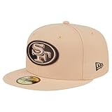 New Era Men's Tan San Francisco 49ers Candied Pecan 59FIFTY Fitted Hat
