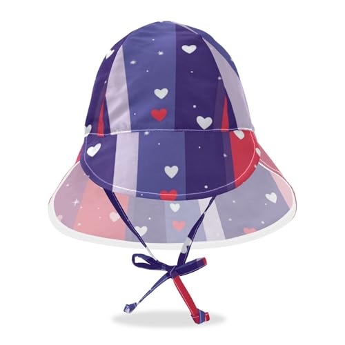 Infant Toddler & Kids Sunhat Boys Beach Bucket Hats Girl UPF 50+ Protection Wide Brim Traveling Swim Hat