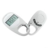 Podómetro electrónico 3D: pasos, calorías quemadas y distancia para más fitness, podómetro digital portátil para caminar, caminar, correr, senderismo, deportes