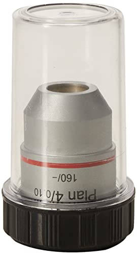 Amscope Pa4X 4X Plan Achromatic Microscope Objective #TOP1