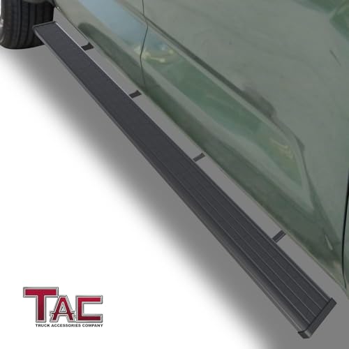 Estribos TAC Spear para Toyota Tundra CrewMax 2022-24, negro miniatura 2