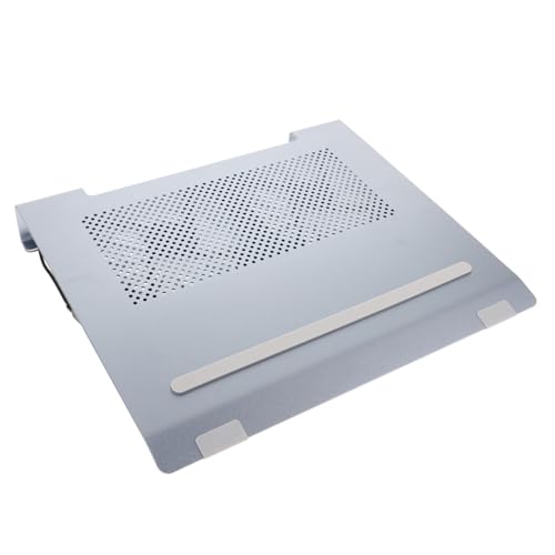 Base de aluminio con doble ventilador para laptop hasta 17.3" miniatura 1