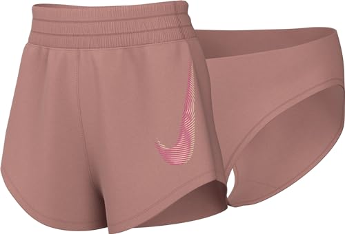 Nike Damen Shorts W Nk One Df Swsh Hbr Short, Rosa, FB4928-618, L
