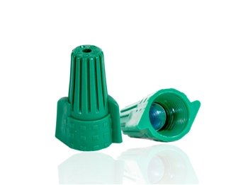Easy Twist Winged Twist-On Grounding Wire Connectors- Winged Green 14-10 AWG - 500 Count