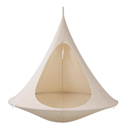 BGVYFXEZ Silla Columpio Hamaca Colgante Silla para Asiento Servicio Pesado 1200d Tela Oxford Impermeable Silla Plegable para Hamaca con Sombrilla Fácil De Instalar para Patio Interior Jardín Patio