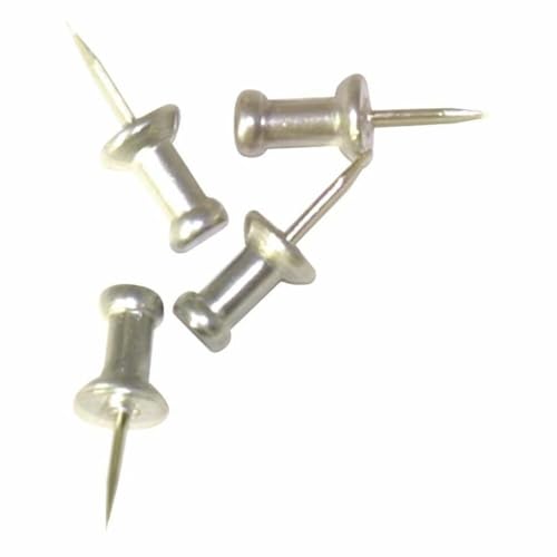 Chinchetas de aluminio duraderas para fijar documentos pesados en corcho sin doblarse 5/8