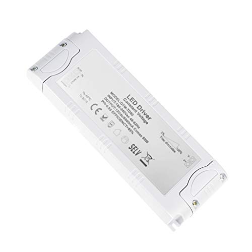 VARICART Alimentatore LED 12V DC 80W 6.66A