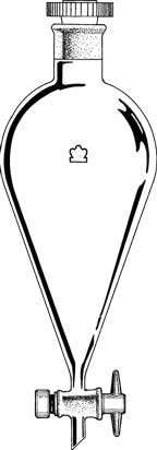 Kimble Chase FUNNEL SEP COMP 500ML Short Stem Separatory Funnels - KMBL