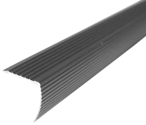 M-D Building Products 43310 36 in. Satin Nickel Aluminum Cinch Fluted Stair Edging