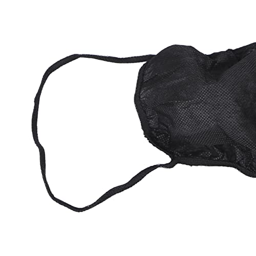 10 Stück Einweg-BHs Vliesstoff Einweg-Schönheitssalon-Büstenhalter Top-Unterwäsche Einweg-Spa-Oberteil Kleidungsstück Unterwäsche für Frauen Einzeln Verpackt(Schwarz)