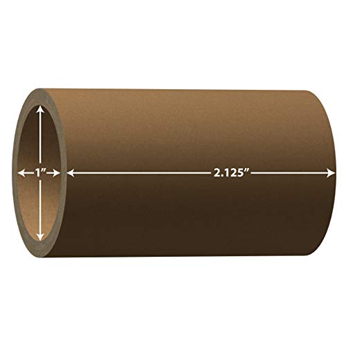 Label Cores 1" Inner Diameter. Rigid Cardboard. Variety of Widths Available. (1" Inner Diameter X 2.125" Width)