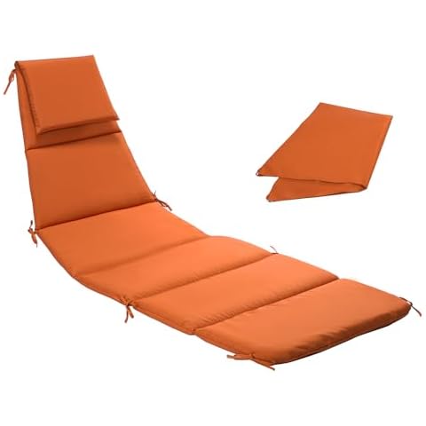 Replacement Cushion and Umbrella for Outdoor Hanging Lounge Chair for Chaise Hanging Hammock Chair (Rust) Cover