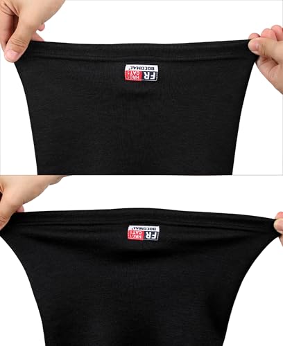 Image of BOCOMAL Summer FR Face Mask Lightweight Firefighter 100% Meta Aramid Balaclava and Neck Gaiter Flame Resistant Covering