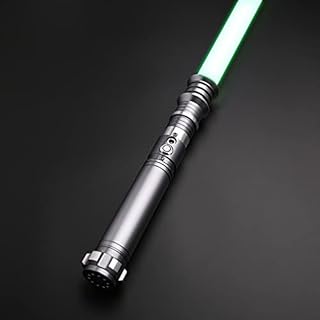 Force FX Light Saber Metal Aluminum Hilt, Black Series RGB LED Light Saber Heavy Dueling, Realistic Light and Blaster Sound—TSKE11Gray
