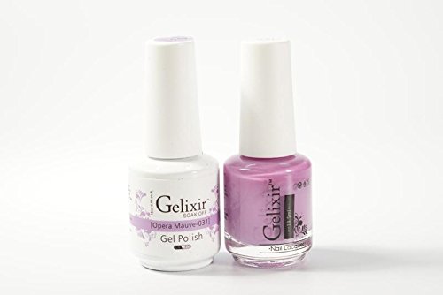 Gelixir - Duo UV/LED Soak Off Gel + Nail Polish (31 - Opera Mauve)