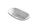 KOHLER 5717-W1-95 Underscore 72" x 42" Oval Drop-In Bath with Bask Heated Surface, Ice Grey