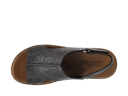Image of Corkys Footwear Volta Wedge - Chic Elegance Meets All-Year Comfort with a 2-Inch Cork Heel and Marshmallow Insole for Stylish Everyday Wear and All-Day Comfort