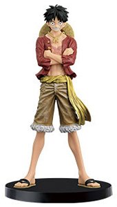 Banpresto One Piece 6.7-Inch Monkey D Luffy Figure, Jeans Freak Series Special Color Version