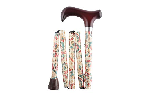 Thuasne MaPetiteCanne - Bastón de fantasía plegable en 5 partes, diseño de cachemira Cover