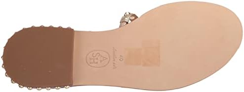 Ash Women's Power Flat Sandal, Light Gold, 5 | Image 3