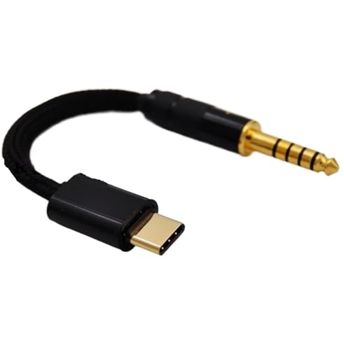 Câble audio de conversion d'équilibre 4.4mm vers TYPE-C adaptateur DAC Woo Audio BA300S WA11