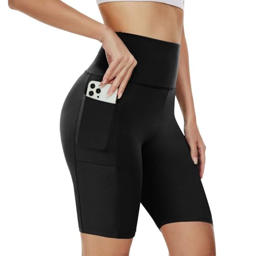 Short de yoga confortable avec poches pour sport et detente à la maison