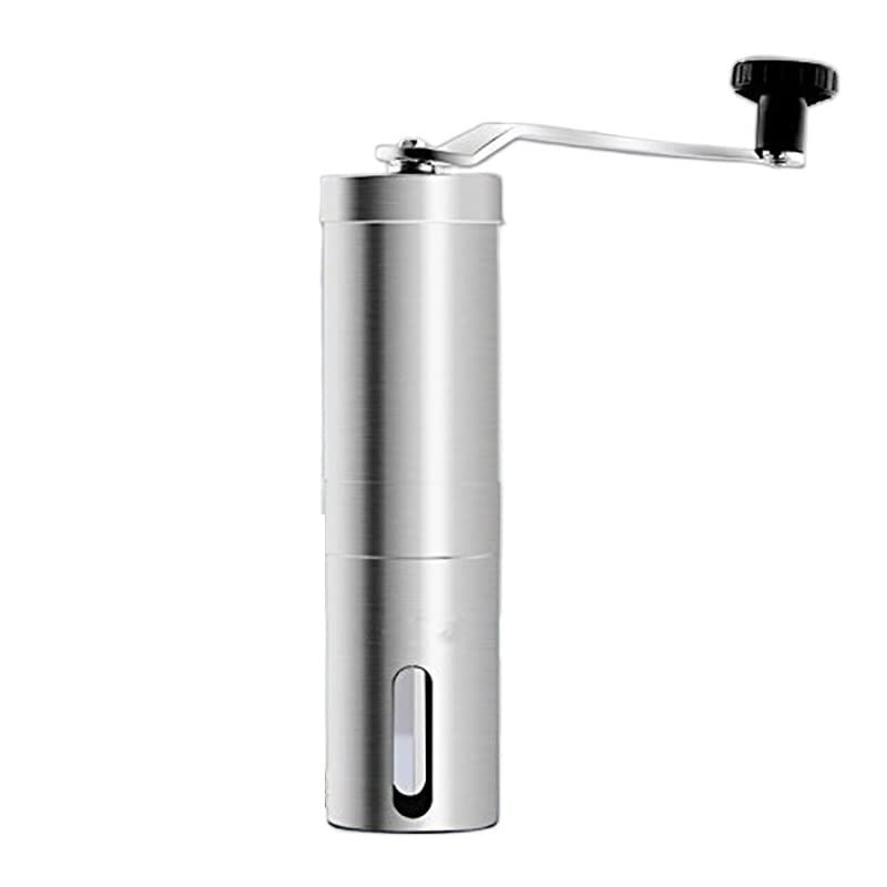 XinQt Tragbare Kaffeemühle Handbuch Kaffee Bohnen Handschleifer Mini Edelstahl Kaffeezubehör