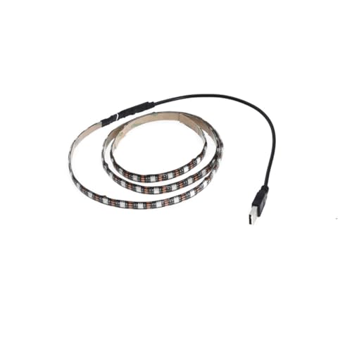 Tira Led Flexible RGB 1m con Control USB miniatura 6