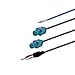 Vecys Am/FM Dab Divisor de Amplificador Antena Radio Coche Fakra a Conector...