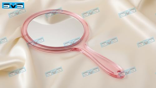 Image of Makeup Mirror with Magnification, for Desk Make Up, Magnifying Hand Held Mirror (transprent)
