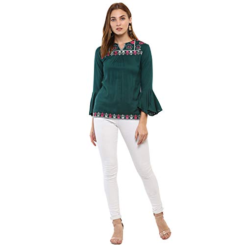 Image of mayra Women's Plain Regular fit Top