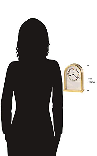 Howard Miller Rathdrum Table Clock 547-780 – Musical Chimes, Gold #TOP1