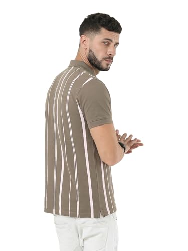 Image of fanideaz Branded Mens Half Sleeve Cotton Striped Polo T-Shirt for Mens || Polo Tshirt for Men || Branded Tshirt for Men