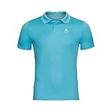 Leicht Odlo Herren Polo shirt s/s F-DRY, horizon blue, XL