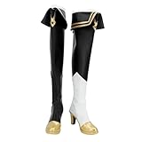 [フ一メイコス] デュランダル ウマ娘 勝負服 ブーツ ハイヒール 靴 革靴 レディース 男女 可愛い コスプレ ハロウィン イベント